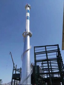 自立式钢烟囱新建