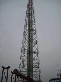不锈钢烟囱新建施工处理