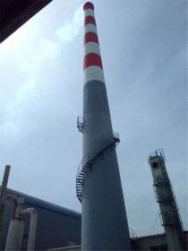 钢烟囱爬梯防腐工艺
